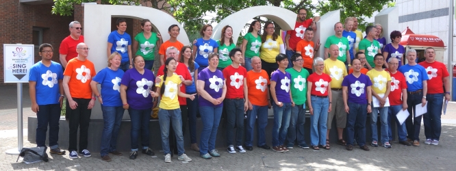 Proud Voices at Various Voices choir